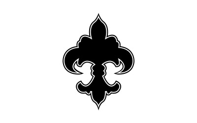 Logotipo de plantilla de símbolo de icono de lanza v25