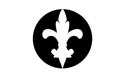 Logotipo de plantilla de símbolo de icono de lanza v33
