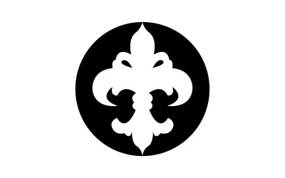 Logotipo de plantilla de símbolo de icono de lanza v38