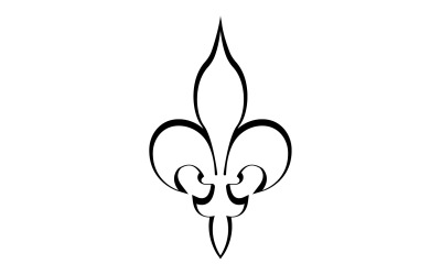 Logotipo de plantilla de símbolo de icono de lanza v42