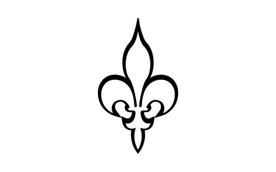 Logotipo de plantilla de símbolo de icono de lanza v43
