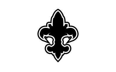 Logotipo de plantilla de símbolo de icono de lanza v49