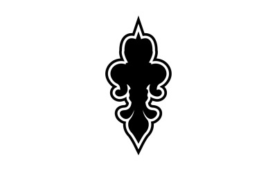 Logotipo de plantilla de símbolo de icono de lanza v50