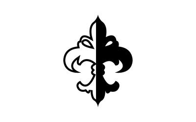 Mızrak simgesi sembol şablonu logosu v16