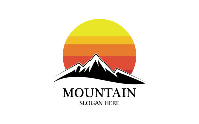 Güneş simgesi logo vektör şablonu;ate v23