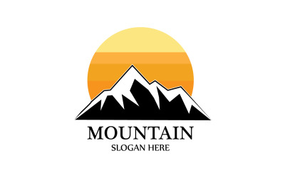 Güneş simgesi logo vektör şablonu;ate v25