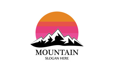 Güneş simgesi logo vektör şablonu;ate v37