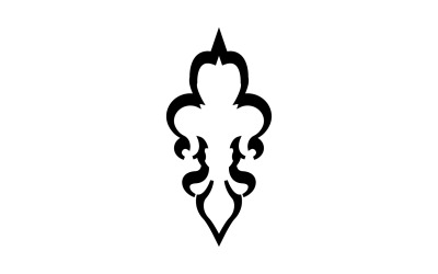 Mızrak simgesi sembol şablonu logosu v60