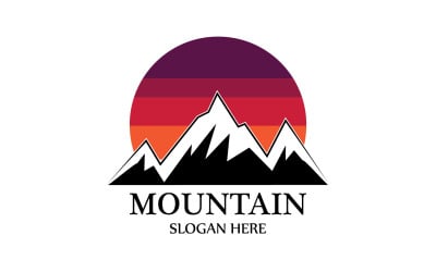 Modello vettoriale logo icona sole; mangiato v3