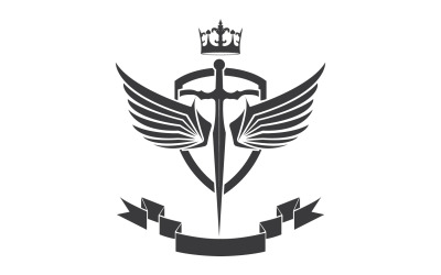 Icona del logo del re signore della spada e della corona v35