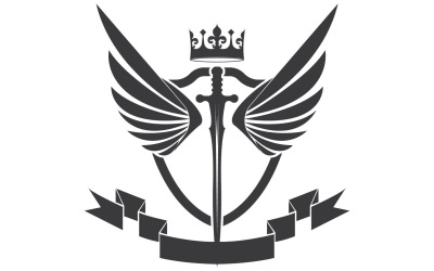 Icona del logo del re signore della spada e della corona v49