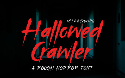 Hallowed Crawler — szorstka czcionka