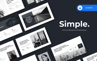 Simple - Minimal Keynote Template