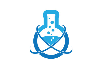 Laboratoria bootle ikona logo wektor v16