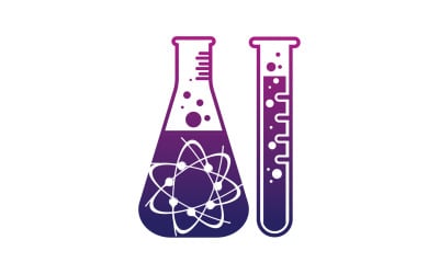 Laboratoria bootle ikona logo wektor v29