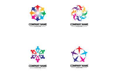 Team group frient community logo v40