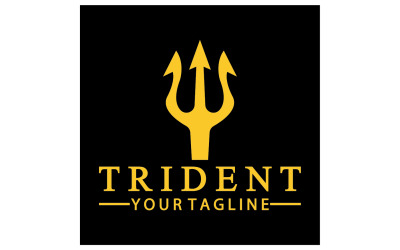 Magic trident trisula vector v14