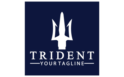 Sihirli trident trisula vektör v9
