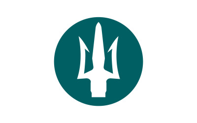 Magic trident trisula vector v33