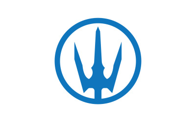 Magic trident trisula vector v36