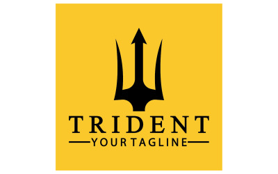 Sihirli trident trisula vektör v16