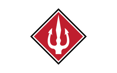 Волшебный трезубец трисула вектор v50