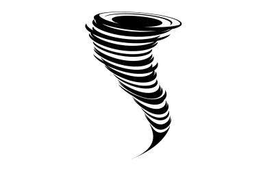 Kasırga girdap simgesi logo vektör v30