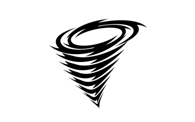 Tornado vórtice icono logo vector v18