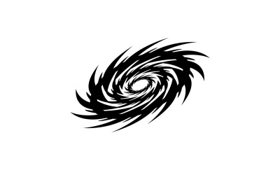 Tornado vortex ikon logó vektor v57
