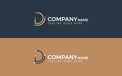 Branding D logo design templates
