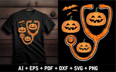 Gruseliges Krankenschwester-Halloween-Shirt, Halloween-Geschenk für Krankenschwester