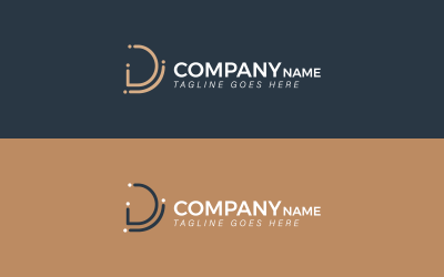 Modèles de conception de logo de marque D