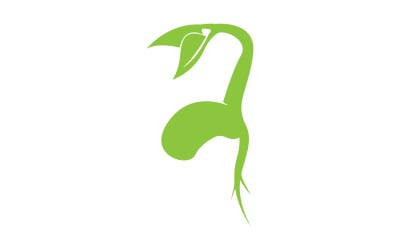 Seeds sprout sprouts template logo v11