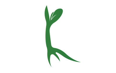 Seeds sprout sprouts template logo v24