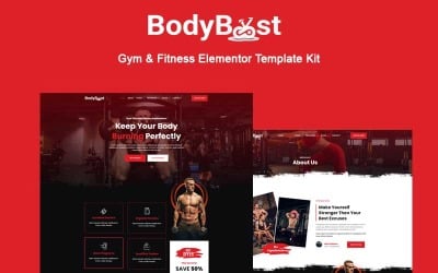 Bodyboost – Gym &amp;amp; Fitness Elementor Kit