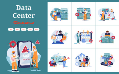 M407_Data Center illusztrációs csomag