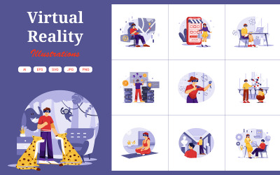 M412_ Virtuális valóság illusztrációs csomag