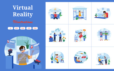 M417_ Virtual-Reality-Illustrationspaket