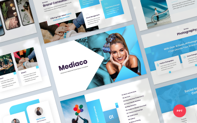 Mediaco - Шаблон презентации медиа-кита PowerPoint