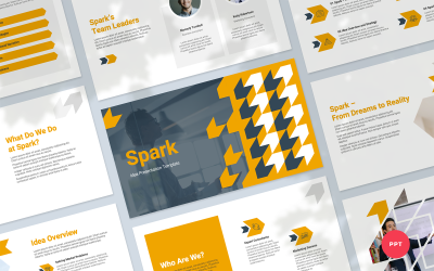 Spark - Idea Presentation PowerPoint šablony