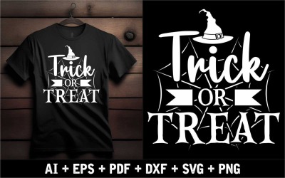 Trick Or Treat Halloween Design különleges Halloween eseményre