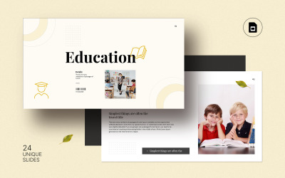 Minimal Education School Presentation Template