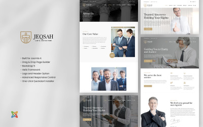 Jecksah - A Law Firm Joomla 4 Templates