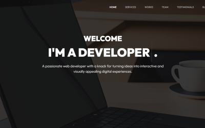 Smoothfolio - szablon HTML portfolio