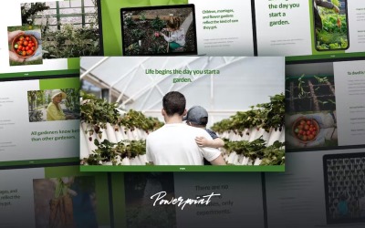 ROYO - modelo de Powerpoint de negócios verdes