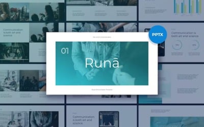 Runa – Tiszta és minimális Powerpoint sablon