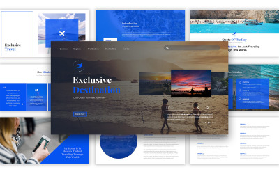 Exklusiv resebyråpresentation för Google Slides