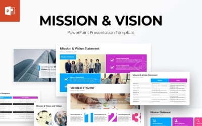 Mission – Vision PowerPoint-Präsentationsvorlage