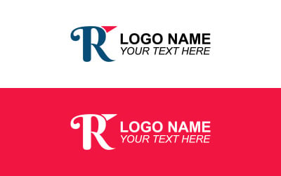 Branding-Vektor-R-Logo-Vorlage