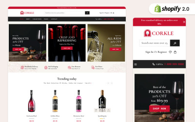 Corkle - Tema Shopify para bodega, granja y tienda de vinos